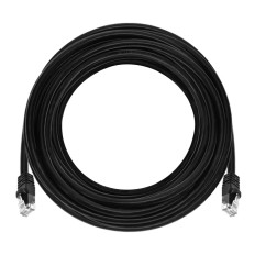 Monoprice 4993 | Cat5e Ethernet Patch Cable Snagless RJ45 Stranded 350MHz UTP Pure Bare Copper Wire 24AWG 30ft Black
