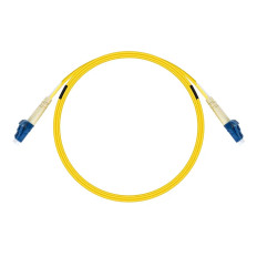 Monoprice 5217 | SMF Optic Cable LC-LC UL 2mm 9/125 OFNR Duplex Yellow 1m