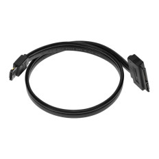 Monoprice 8492 | 19inch eSATAp to SATA 22pin Cable Black