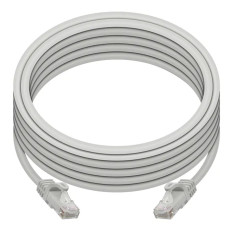Monoprice 9786 | Cat6 Ethernet Patch Cable FLEXboot Snagless RJ45 Stranded 550MHz UTP Pure Bare Copper 24AWG 20ft Gray