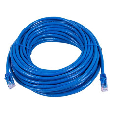 Monoprice 9794 | Cat6 Ethernet Patch Cable FLEXboot Snagless RJ45 Stranded 550MHz UTP Pure Bare Copper 24AWG 100ft Blue