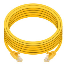 Monoprice 11282 | Cat6 Ethernet Patch Cable FLEXboot Snagless RJ45 Stranded 550MHz UTP Pure Bare Copper 24AWG 20ft Yellow