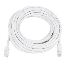 Monoprice 11325 | Cat6 Ethernet Patch Cable FLEXboot Snagless RJ45 Stranded 550MHz UTP Pure Bare Copper 24AWG 30ft White