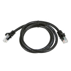 Monoprice 11327 | Cat5e Ethernet Patch Cable FLEXboot Snagless RJ45 Stranded 350MHz UTP Pure Bare Copper 24AWG 3ft Black