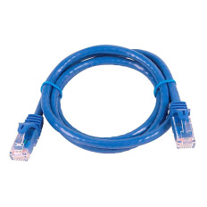 Monoprice 11328 | Cat5e Ethernet Patch Cable FLEXboot Snagless RJ45 Stranded 350MHz UTP Pure Bare Copper 24AWG 3ft Blue