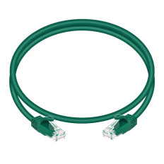 Monoprice 11330 | Cat5e Ethernet Patch Cable FLEXboot Snagless RJ45 Stranded 350MHz UTP Pure Bare Copper 24AWG 3ft Green