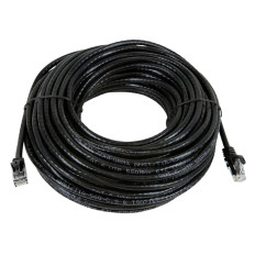 Monoprice 11364 | Cat5e Ethernet Patch Cable FLEXboot Snagless RJ45 Stranded 350MHz UTP Pure Bare Copper 24AWG 75ft Black