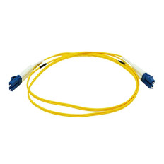 Monoprice 11843 | SMF Optic Cable LC-LC UL 2mm 9/125 OFNR Duplex Yellow 6m