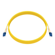 Monoprice 11844 | SMF Optic Cable LC-LC UL 2mm 9/125 OFNR Duplex Yellow 9m