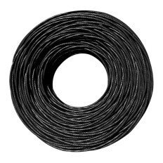 Monoprice 12756 | Cat5e 1000ft Black CMR UL Cable UTP Solid 24AWG 350MHz Pure Bare Copper