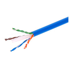 Monoprice 13071 | 1000ft Cat6A Ethernet Cable UTP 23AWG 10G Pure Copper CMR‑Rated Blue