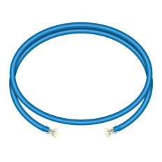 Monoprice 13248 | Cat6 Ethernet Patch Cable ZEROboot RJ45 Stranded 550MHz UTP Pure Bare Copper 24AWG 3ft Blue