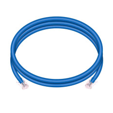 Monoprice 13256 | Cat6 Ethernet Patch Cable ZEROboot RJ45 Stranded 550MHz UTP Pure Bare Copper 24AWG 5ft Blue