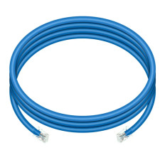 Monoprice 13405 | Cat6 Ethernet Patch Cable ZEROboot RJ45 Stranded 550MHz UTP Pure Bare Copper 24AWG 7ft Blue