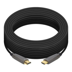 Monoprice 43328 | 49ft 8K Ultra High Speed Fiber Optic Certified HDMI HDR VRR Active Optical Cable Black