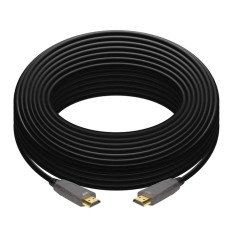 Monoprice 43329 | 65ft 8K Ultra High Speed Fiber Optic Certified HDMI HDR VRR Active Optical Cable Black