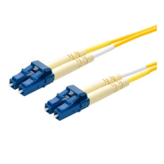 Monoprice 46032 | SMF Optic Cable LC-LC UL 3mm 9/125 OFNR Duplex Yellow 7m