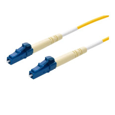Monoprice 46136 | SMF Optic Cable LC-LC UL 2mm 9/125 OFNR Simplex Yellow 2m