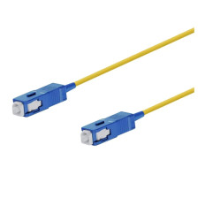Monoprice 46141 | SMF Optic Cable SC-SC UL 3mm 9/125 OFNR Simplex Yellow 2m