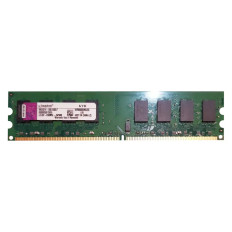 Kingston KVR800D2N6/2GB | 2GB DDR2-800MHz PC2-6400 Non-ECC Unbuffered UDIMM CL6 2Rx8 1.8V 240-Pin Memory Module
