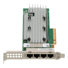 Dell 33M0K | QLogic QL41164 4 x Ports 10GBase-T RJ-45 PCI Express x8 Converged Network Adapter Card