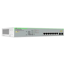 Allied Telesis AT-IGS950/10PS-910 | 8-Ports Gigabit Ethernet RJ-45 with 2x GbE SFP Expansion Slot Web Smart Switch
