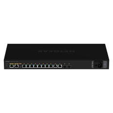 Netgear GSM4212P-100NAS | 8 x Ports PoE+ 10/100/1000Base-T + 2 x SFP (mini-GBIC)Ports Layer 3 Managed 1U Rack-mountable Gigabit Ethernet Network Switch