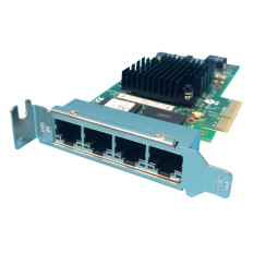 Dell 09YD6K | I350-T4 4 x Ports 1000Base-T RJ-45 PCI Express 2.1 x4 Half Height Ethernet Server Network Adapter Card