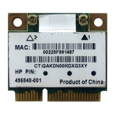 HP 495848-001 | AR5BHB92-H IEEE 802.11a/b/g/n 300Mbit/s 2.4/5GHz Dual-Band Half-Mini PCI-E Wireless LAN Card