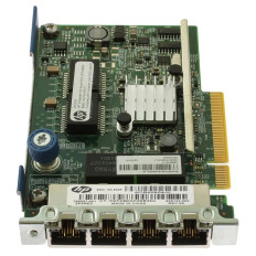 HP 629133-002 | 331FLR 4 x Ports 10/100/1000Base-T 1GB PCI-Express 2.0 Network Ethernet Adapter