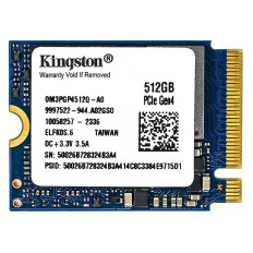Kingston OM3PGP4512Q-A0 | 512GB PCI Express 3.0 x4 NVMe M.2 2230 Internal Solid State Drive