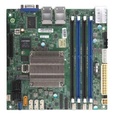 Supermicro A2SDi-12C-HLN4F | Socket FCBGA-1310 System on Chip Chipset Mini-ITX System Board (Motherboard) Supports Atom C3858 DDR4 4x DIMM