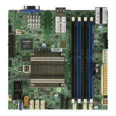 Supermicro A2SDi-H-TF | Socket FCBGA-1310 System on Chip Chipset Mini-ITX System Board (Motherboard) Supports Atom C3758 DDR4 4x DIMM