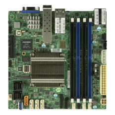 Supermicro A2SDi-H-TP4F | Socket FCBGA-1310 System on Chip Chipset Mini-ITX System Board (Motherboard) Supports Atom C3958 DDR4 4x DIMM