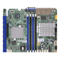 Supermicro MBD-A1SA7-2750F-O | A1SA7-2750F Socket FCBGA-1283 System on Chip Chipset Proprietary System Board (Motherboard) Supports Atom C2750 DDR3 4x DIMM