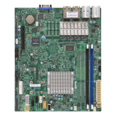 Supermicro MBD-A1SRM-LN5F-2358-O | A1SRM-LN5F-2358 Socket FCBGA-1283 System on Chip Chipset Micro-ATX System Board (Motherboard) Supports Atom C2358 DDR3 2x DIMM