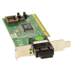 Dell 0CW595 | 100Base-FX 10/100Mbps 1-Port Half Height Low-Profile PCI Network Card