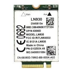Dell 5X80D | Dw5810e Mini PCi-e 4g Lte Wifi Network Card