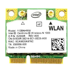 Dell V830R | Centrino N1000 802.11 b/g/n 300Mbit/s Half-Height Mini-PCI Express Wireless Network Card for Inspiron / Vostro / XPS