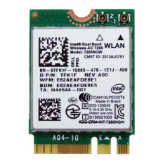 Dell 0TFK1F | Wireless-AC 7260 7260NGW IEEE 802.11ac Dual-Band PCI-Express Wi-Fi + Bluetooth 4.0 Network card