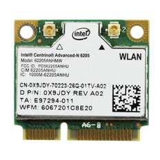 Dell 0X9JDY | Advanced-N 6205 IEEE 802.11n Mini PCI-Express Half-Height WLAN Wireless Card for latitude E6420