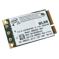Intel 4965AGN | Wireless WiFi Link Dual Band 2.4GHz / 5GHz 300Mbps IEEE 802.11a/b/g/draft-n Mini PCI Express Wireless Network Adapter