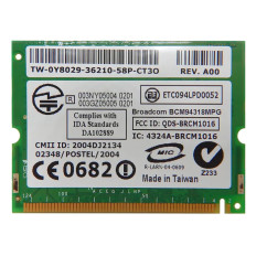 Broadcom BCM94318MPG | 54Gb/s IEEE 802.11a/b/g Mini PCI WLAN Wireless Network Card for Pavilion NX6115