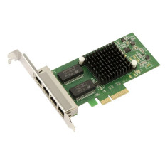 Dell I350T4-DELL | Quad-Ports RJ-45 1Gb/s 10Base-T/100Base-TX/1000Base-T Gigabit Ethernet PCI Express 2.1 x4 Server Network Adapter for Intel Compat