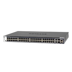 Netgear GSM4352S | M4300-52G 48 x RJ-45 Ports 10/100/1000Base-T + 2 x SFP+ Copper Ports + 2 x SFP+ Ports Layer 2 Managed Stackable Gigabit Ethernet Network Switch