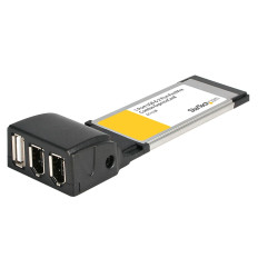 StarTech EC1U2F | 1 Port USB 2.0 & 2 Port FireWire ExpressCard