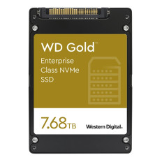 Western Digital WDS768T1D0D-01AJB0 | Gold Enterprise Class 7.68TB PCI Express NVMe 3.1 x4 U.2 Solid State Drive