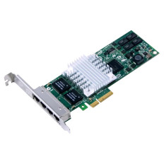 Intel EXPI9404PTLBLK-B2 | PRO/1000 PT Quad-Ports RJ-45 1Gb/s 10Base-T/100Base-TX/1000Base-T Gigabit Ethernet PCI Express x4 Low Profile Server