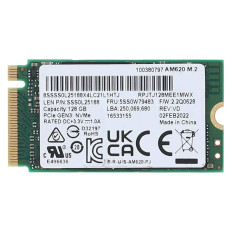 Lenovo 5SS0W79483 | 128GB PCI Express 3.0 x4 NVMe M.2 2242 Solid State Drive