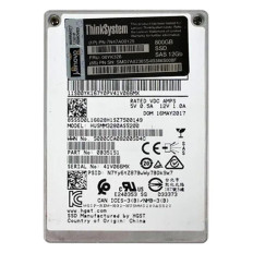 Lenovo 7N47A00125 | Enterprise Performance 800GB Multi-Level Cell SAS 12Gb/s Hot Swappable 2.5-Inch Solid State Drive for ThinkSystem